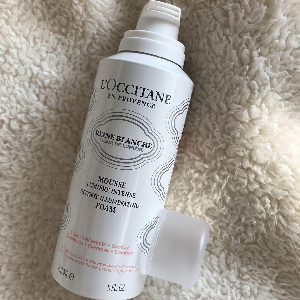 レーヌブランシュ イルミネイティングクレンジングフォーム/L'OCCITANE/泡洗顔を使ったクチコミ（1枚目）