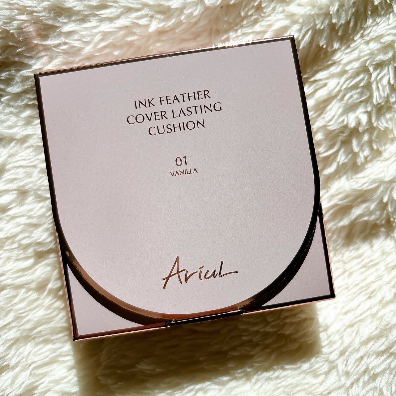 アリウル インクフェザーカバーラスティングクッション/Ariul/クッションファンデーションを使ったクチコミ(5枚目)