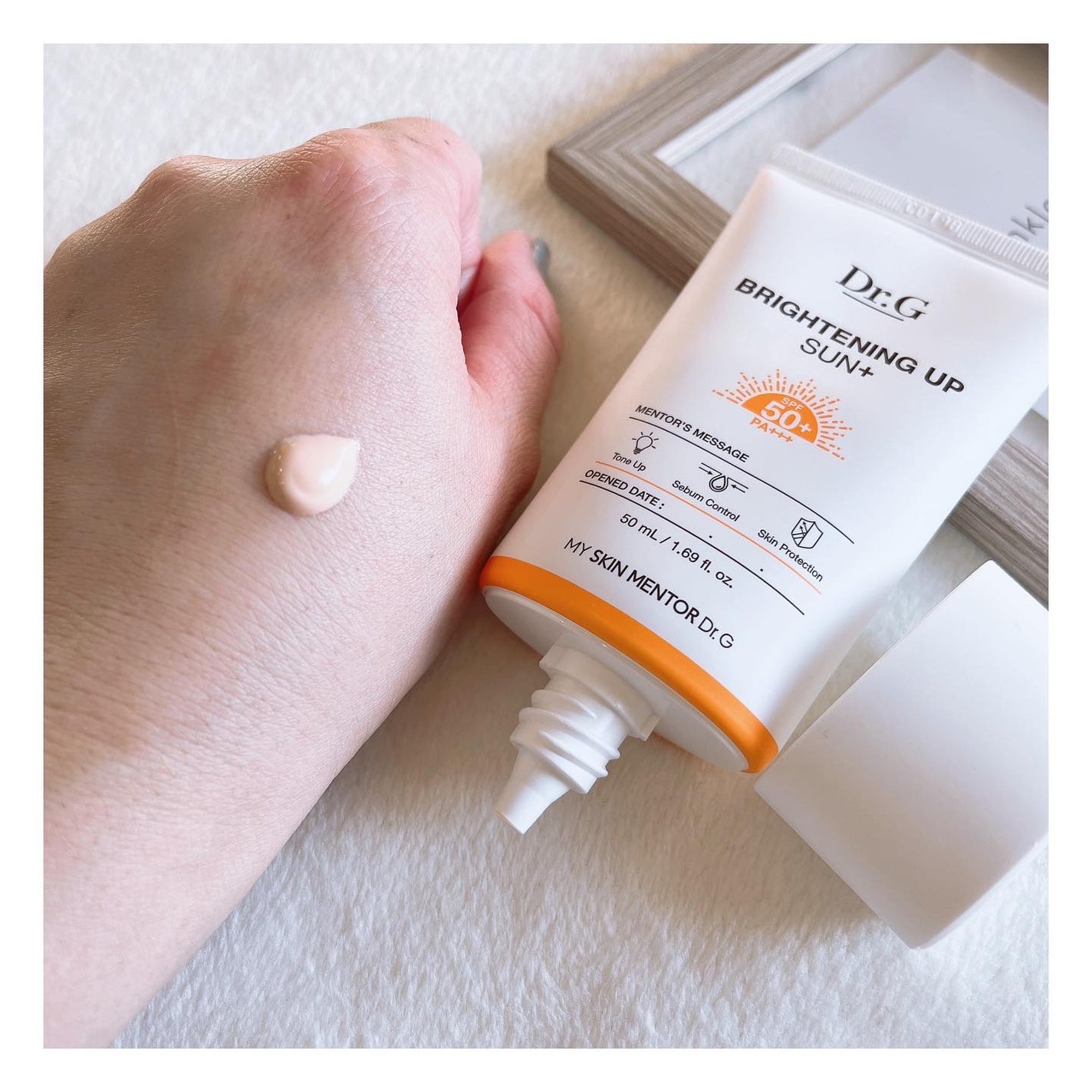 ブライトニングアップサンプラス/Dr.G/日焼け止めクリームを使ったクチコミ(2枚目)