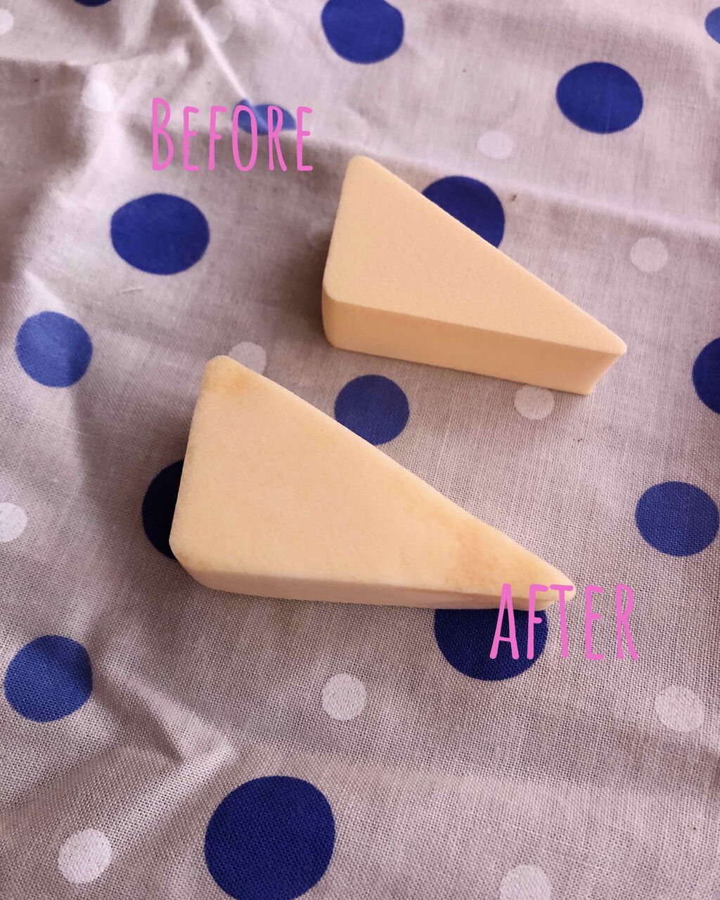 ジェリータッチスポンジ ウェッジ型/ロージーローザ/パフ・スポンジを使ったクチコミ（3枚目）