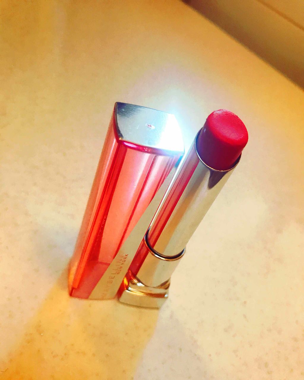 リップ フラッシュ/MAYBELLINE NEW YORK/口紅を使ったクチコミ（1枚目）