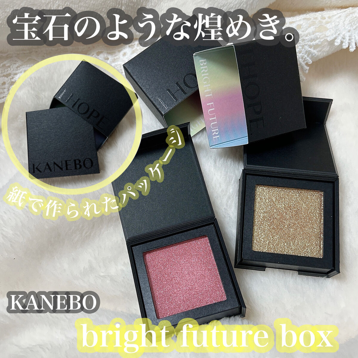 ブライトフューチャーボックス/KANEBO/単色アイシャドウを使ったクチコミ（1枚目）