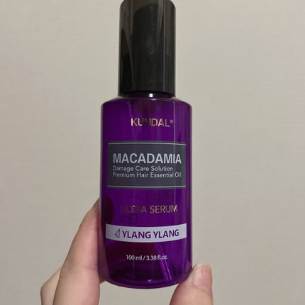 マカダミア ウルトラヘアセラム /KUNDAL/ヘアオイルを使ったクチコミ(1枚目)