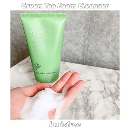 グリーンティー フォームクレンザー/innisfree/洗顔フォームを使ったクチコミ(1枚目)