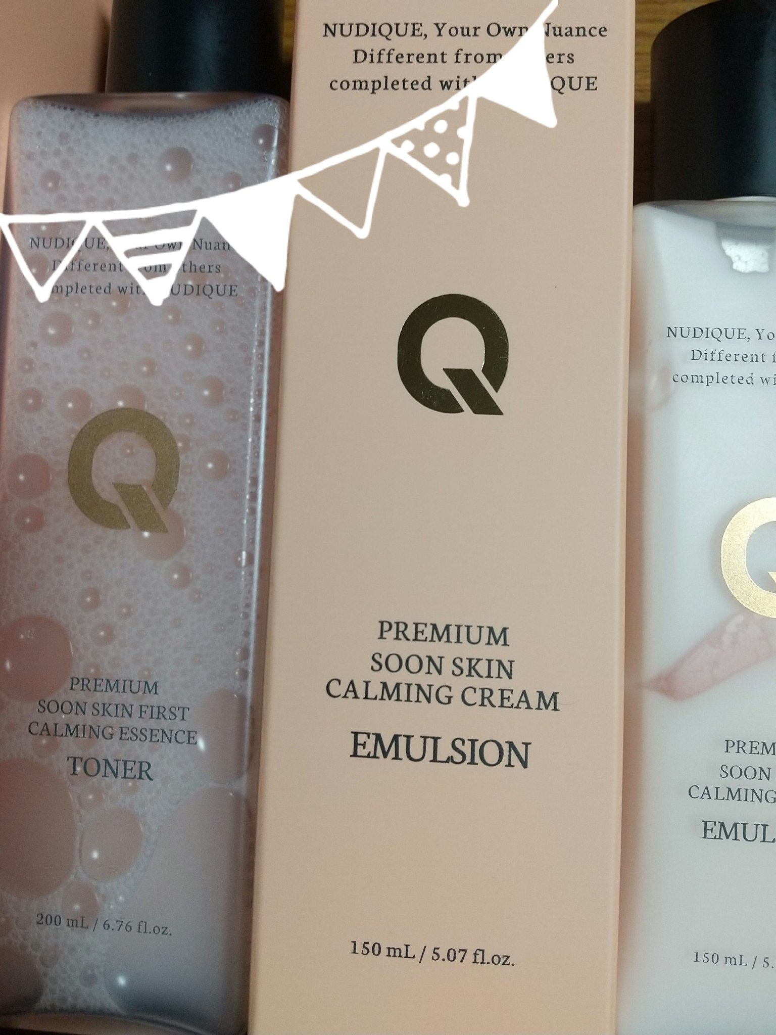 NUDIQUE PREMIUM SOON SKIN FIRST CALMING ESSENCE TONERのクチコミ「✔ PREMIUM SOON SKIN FIRST CALMING ESSENCE TONER.....」（1枚目）