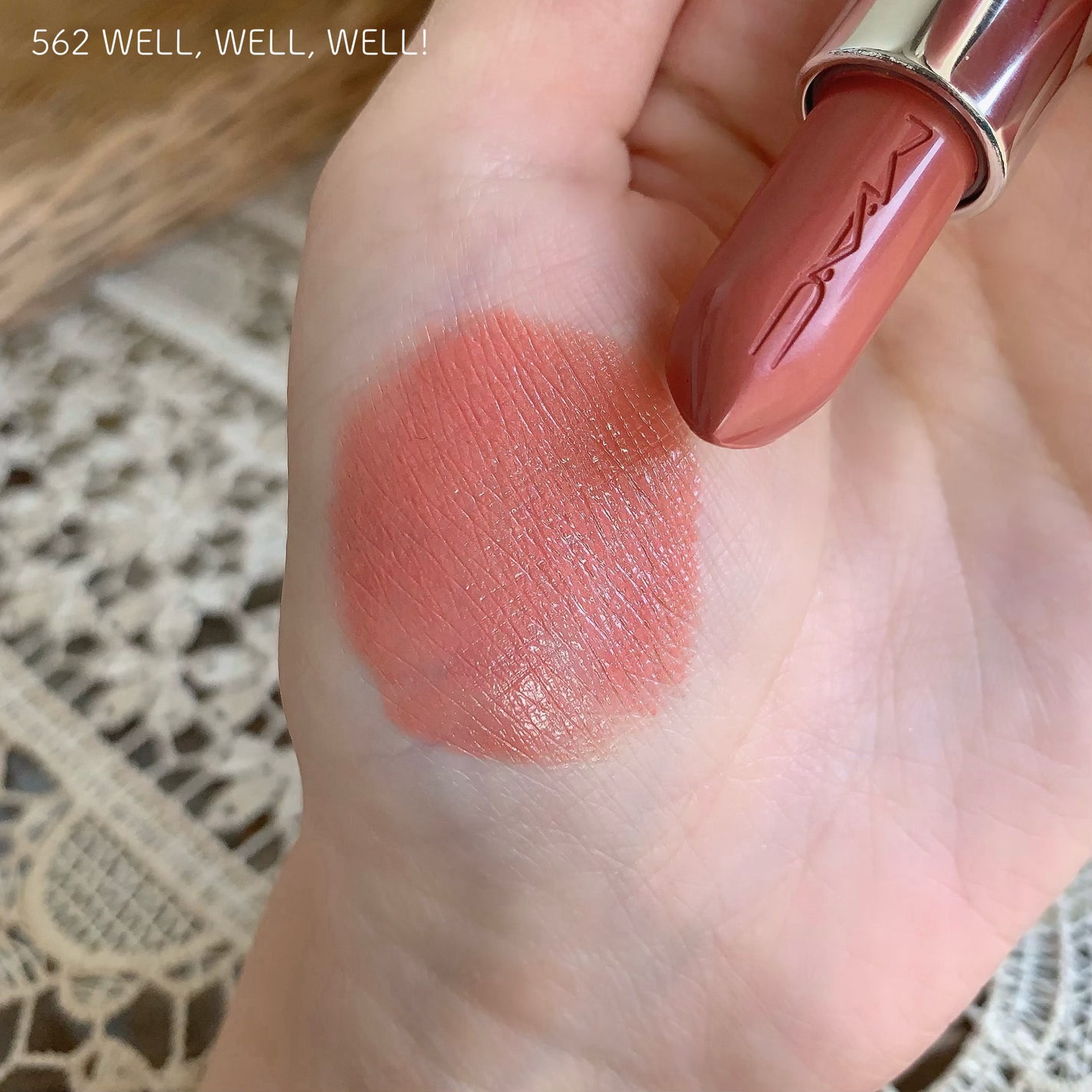 ラスターガラス リップスティック/M・A・C/口紅を使ったクチコミ(5枚目)