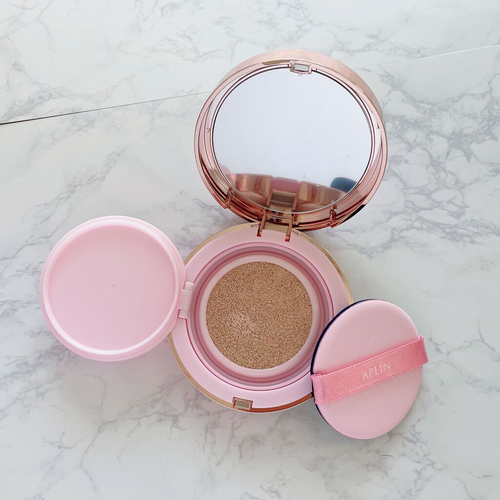 ピンクティーツリーカバークッション/APLIN/クッションファンデーションを使ったクチコミ(3枚目)