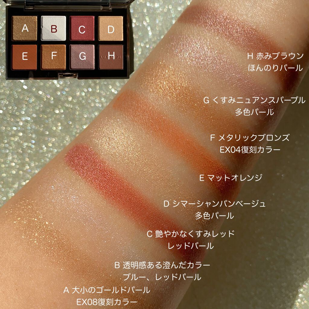 アイカラーレーション スペシャルエディション/LUNASOL/アイシャドウパレットを使ったクチコミ(4枚目)