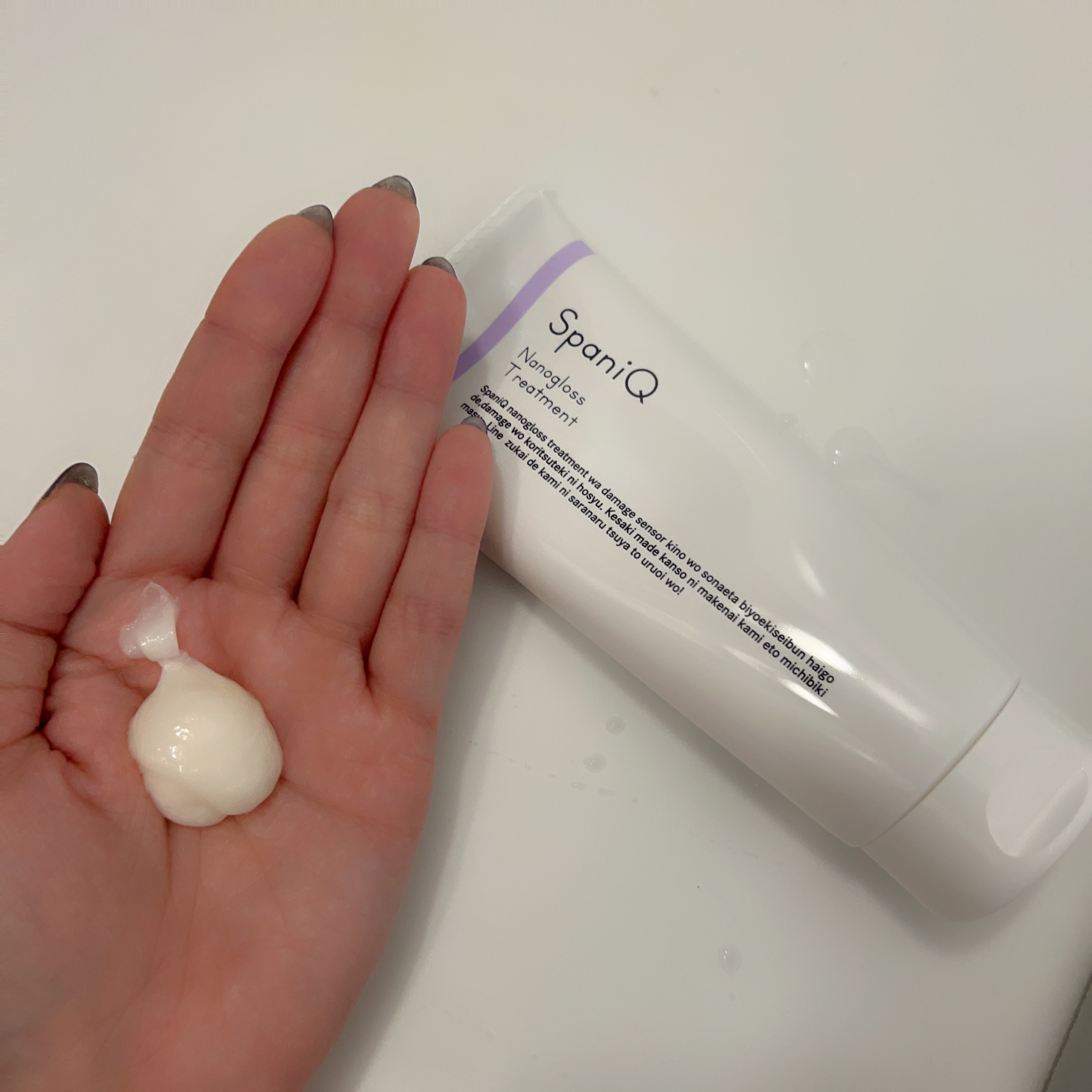 ナノグロストリートメント/SpaniQ/洗い流すヘアトリートメントを使ったクチコミ（2枚目）