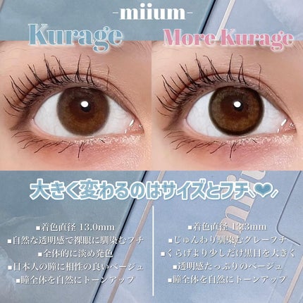 miium 1day/miium/ワンデー(1DAY)カラコンを使ったクチコミ(4枚目)