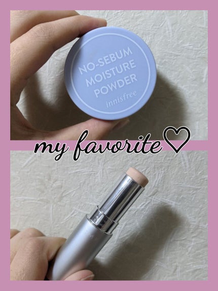 ノーセバム モイスチャーパウダー S/innisfree/フェイスパウダーを使ったクチコミ(1枚目)