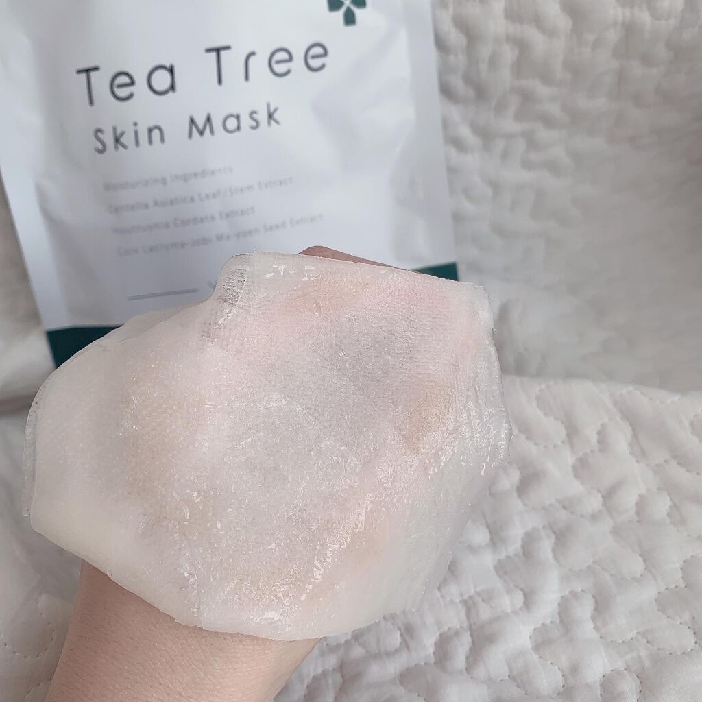 ぬこ@フォロバ100 on LIPS 「·ティーツリーマスク内容量¦10枚(美容液150ml)価格¦1..」(2枚目)