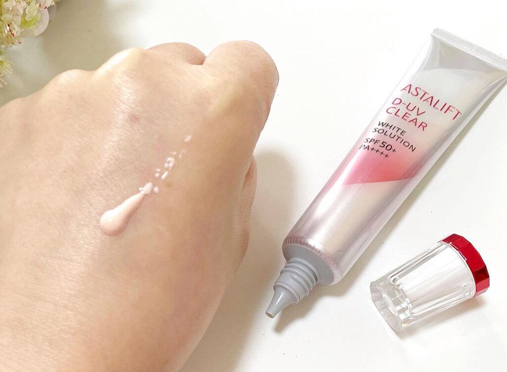 D-UVクリア ホワイトソリューション/アスタリフト/日焼け止めクリームを使ったクチコミ(2枚目)