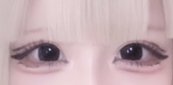 Honey kiss 1day ちゅるんポップピンク/HoneyKiss/ワンデー（１DAY）カラコンを使ったクチコミ（2枚目）