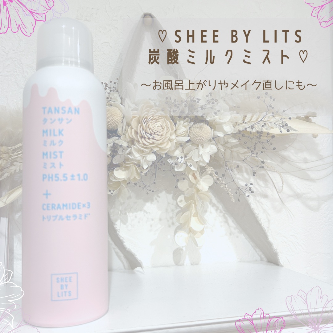 試してみた】リッツ SHEE BY LITS 炭酸ミルクミストの効果・肌質別の