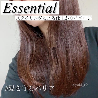 エッセンシャル 髪のキメ美容バリアトリートメントのクチコミ「Essential﻿
Essential THE BEAUTY 髪のキメ美容バリアトリートメン.....」（3枚目）