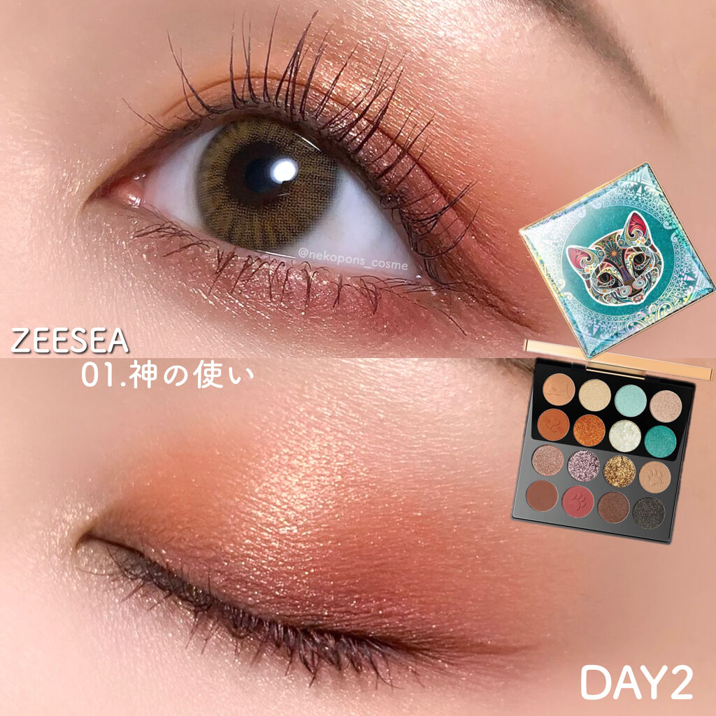 イメージ「マヤ」 アイシャドウパレット/ZEESEA/アイシャドウパレットを使ったクチコミ（1枚目）