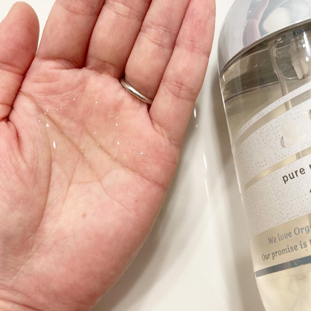 ピュアモイスト シャンプー 1.0／ヘアトリートメント 2.0/&bio/市販シャンプーを使ったクチコミ（2枚目）