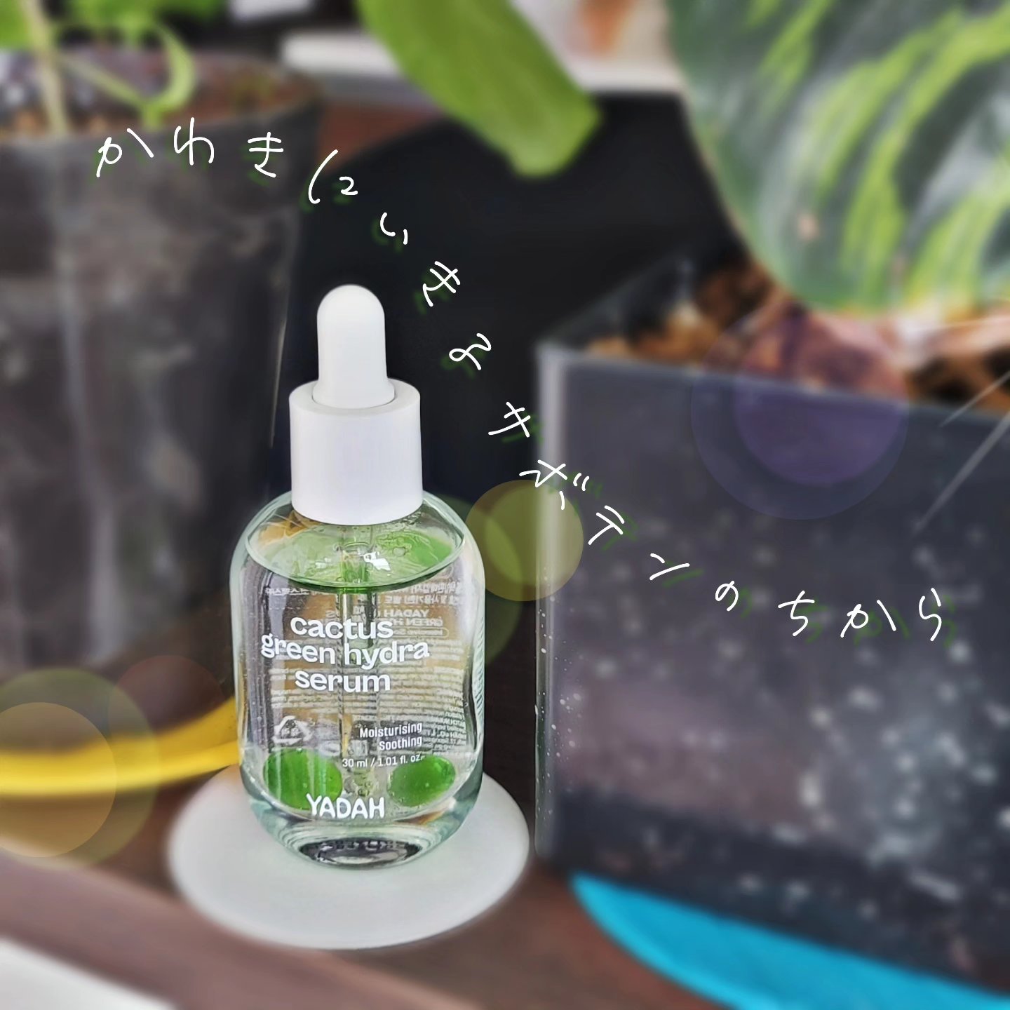 カクタスグリーンハイドラセラム/YADAH/美容液を使ったクチコミ（1枚目）