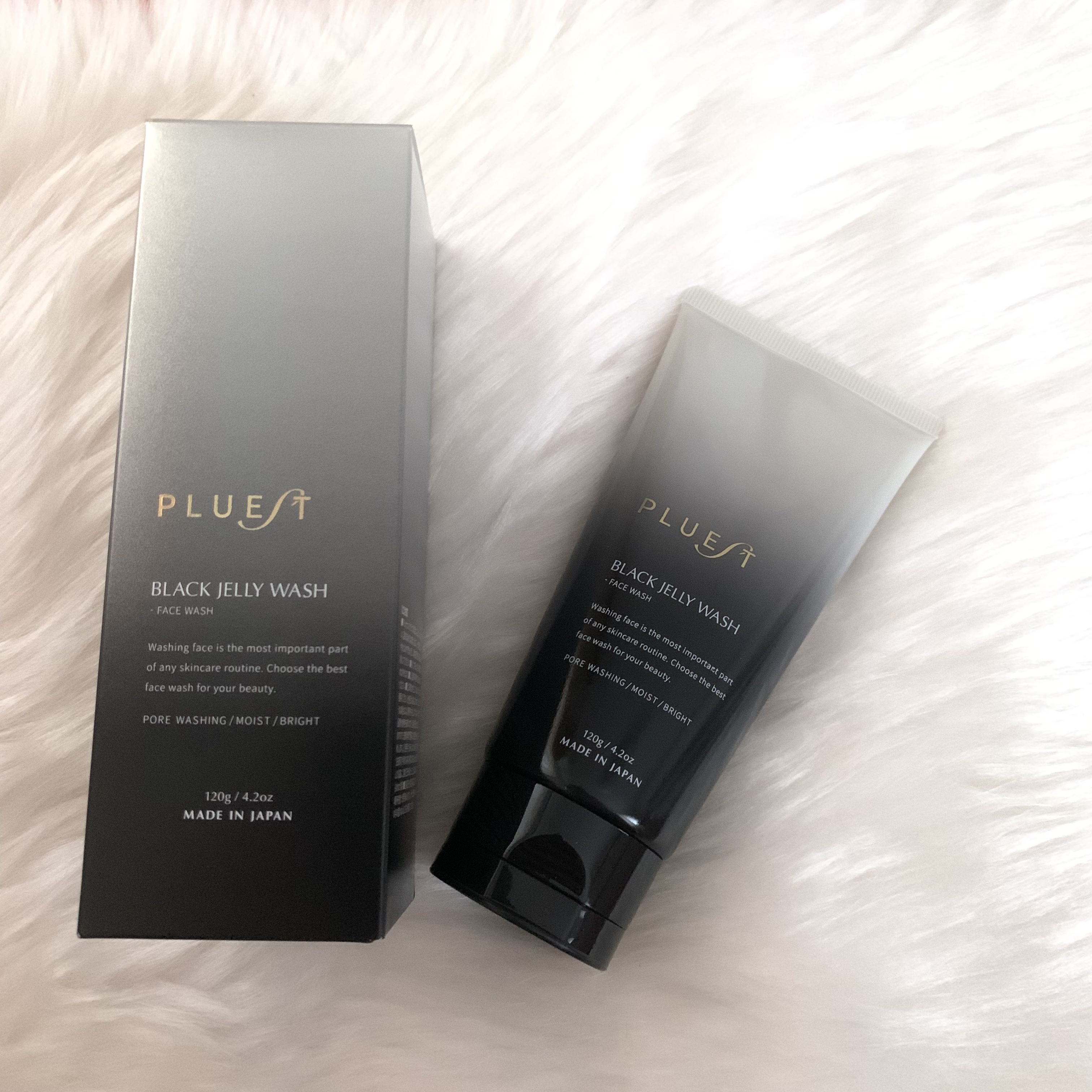 BLACK JELLY WASH（ブラックジェリーウォッシュ）/PLUEST/その他洗顔料を使ったクチコミ（1枚目）