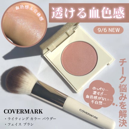 カバーマーク ライティング カラー パウダー/COVERMARK/パウダーチークを使ったクチコミ(1枚目)