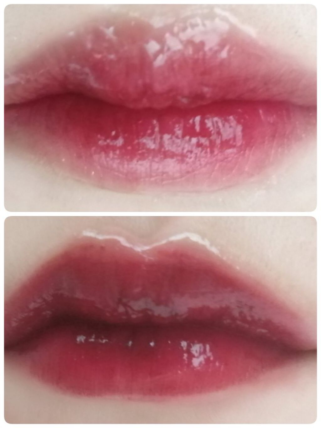 ジューシーラスティングティント/rom&nd/リップティントを使ったクチコミ（2枚目）