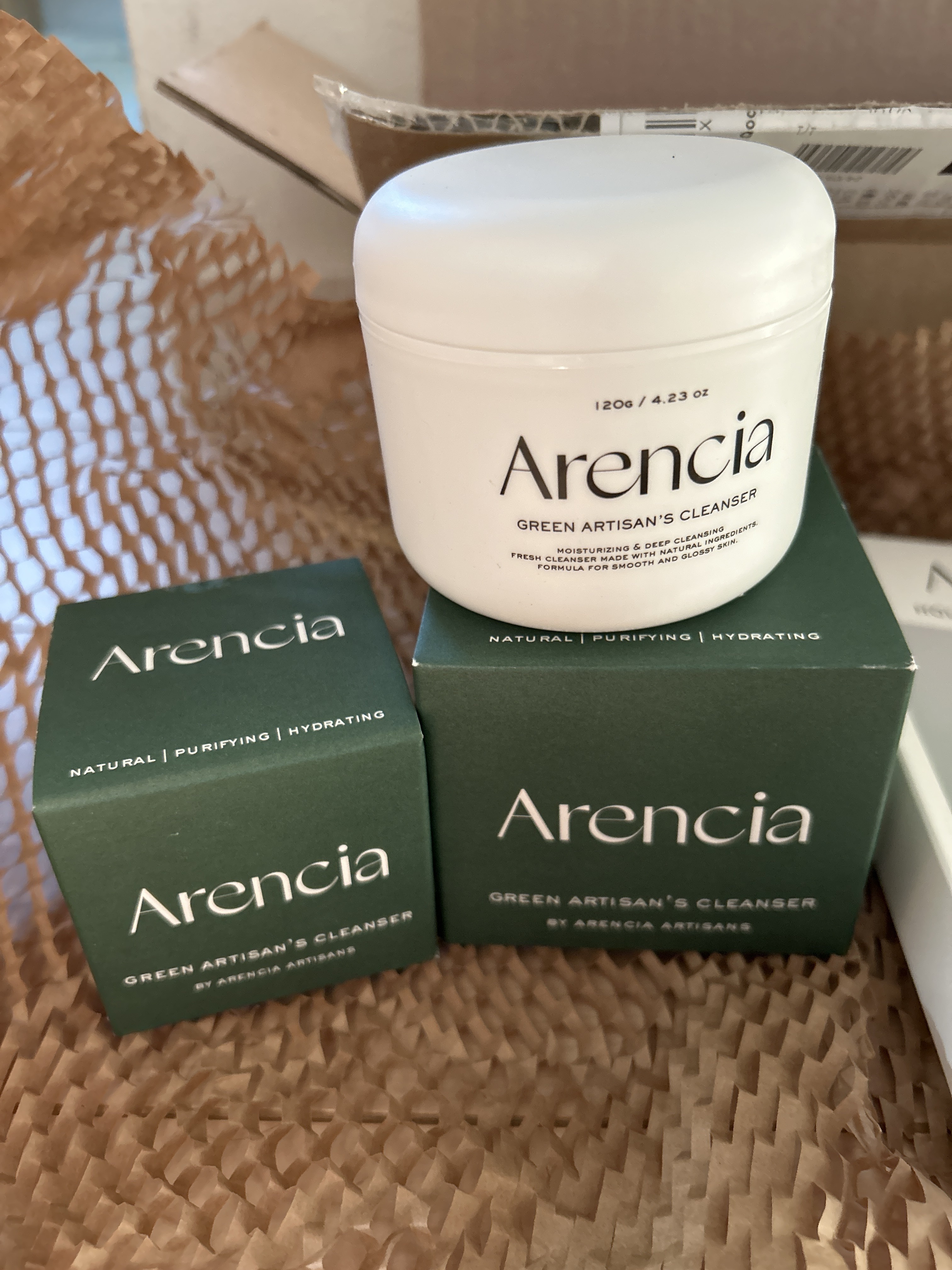 プレミアムもちソープ「グリーンアルティザン」/アレンシア/その他洗顔料を使ったクチコミ（1枚目）