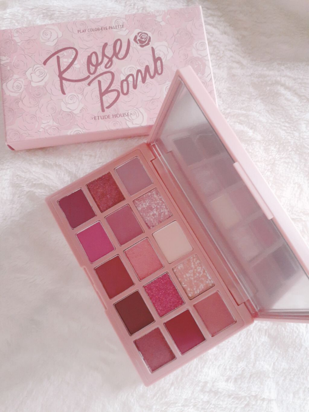 プレイカラーアイパレット ローズボム/ETUDE/アイシャドウパレットを使ったクチコミ(1枚目)