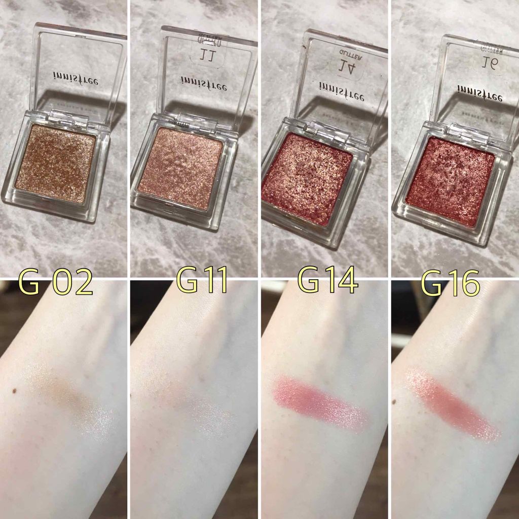 マイアイシャドウ グリッター/innisfree/単色アイシャドウを使ったクチコミ(3枚目)