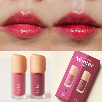 フルーティーグラムティント ミニデュオ/Laka/リップティントを使ったクチコミ(6枚目)