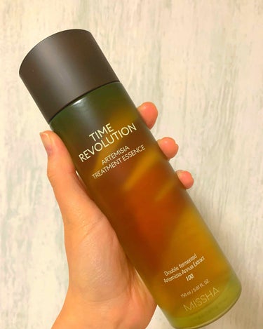 MISSHA Time Revolution 
Artemisia Treatment Essence

たまたま大阪のコリアンタウンで買った化粧水が
私的に大当たり！！✨

公式サイトに載ってないので