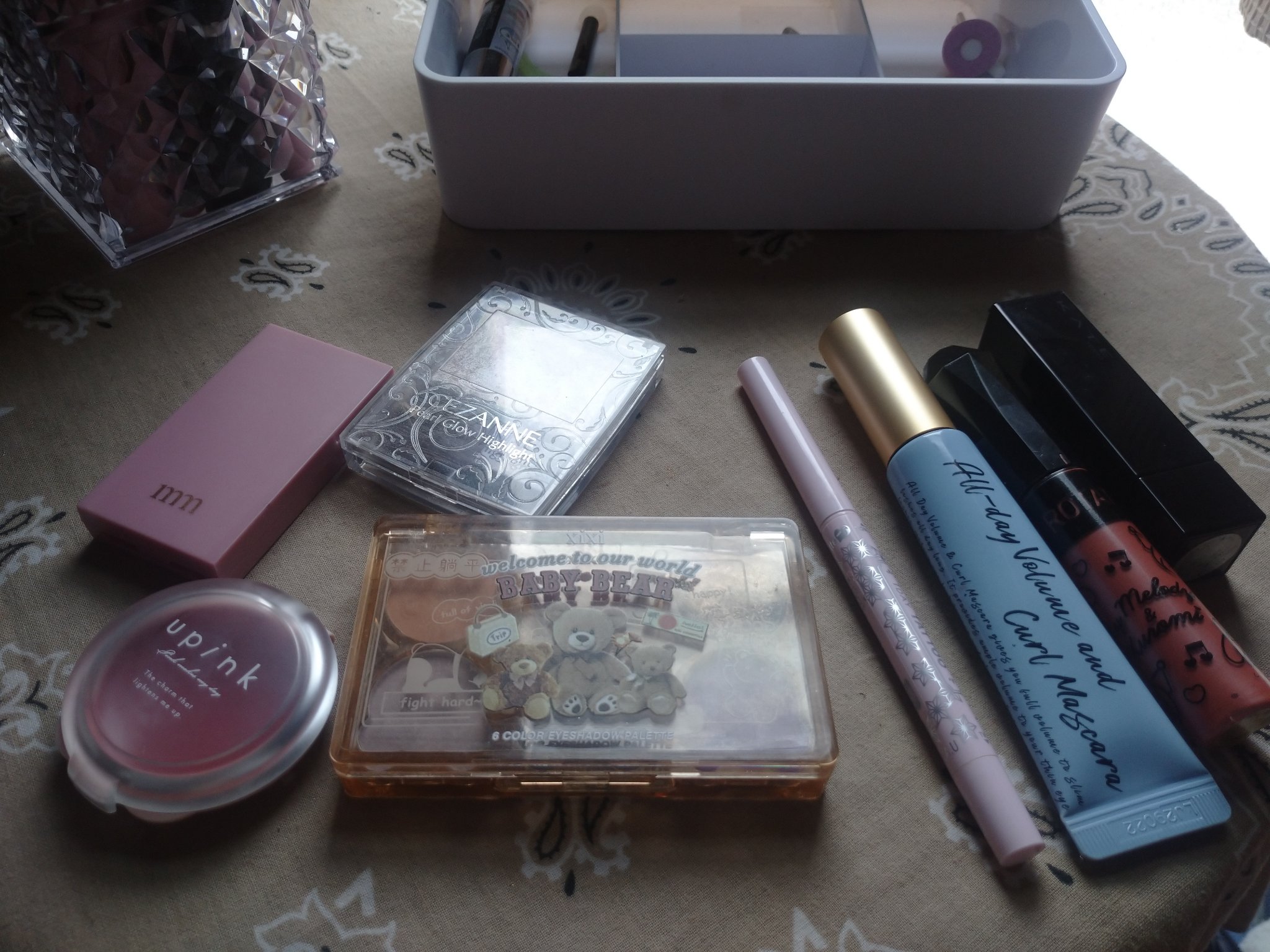 アルバイト熊6色アイシャドウ/xixi/アイシャドウパレットを使ったクチコミ（2枚目）