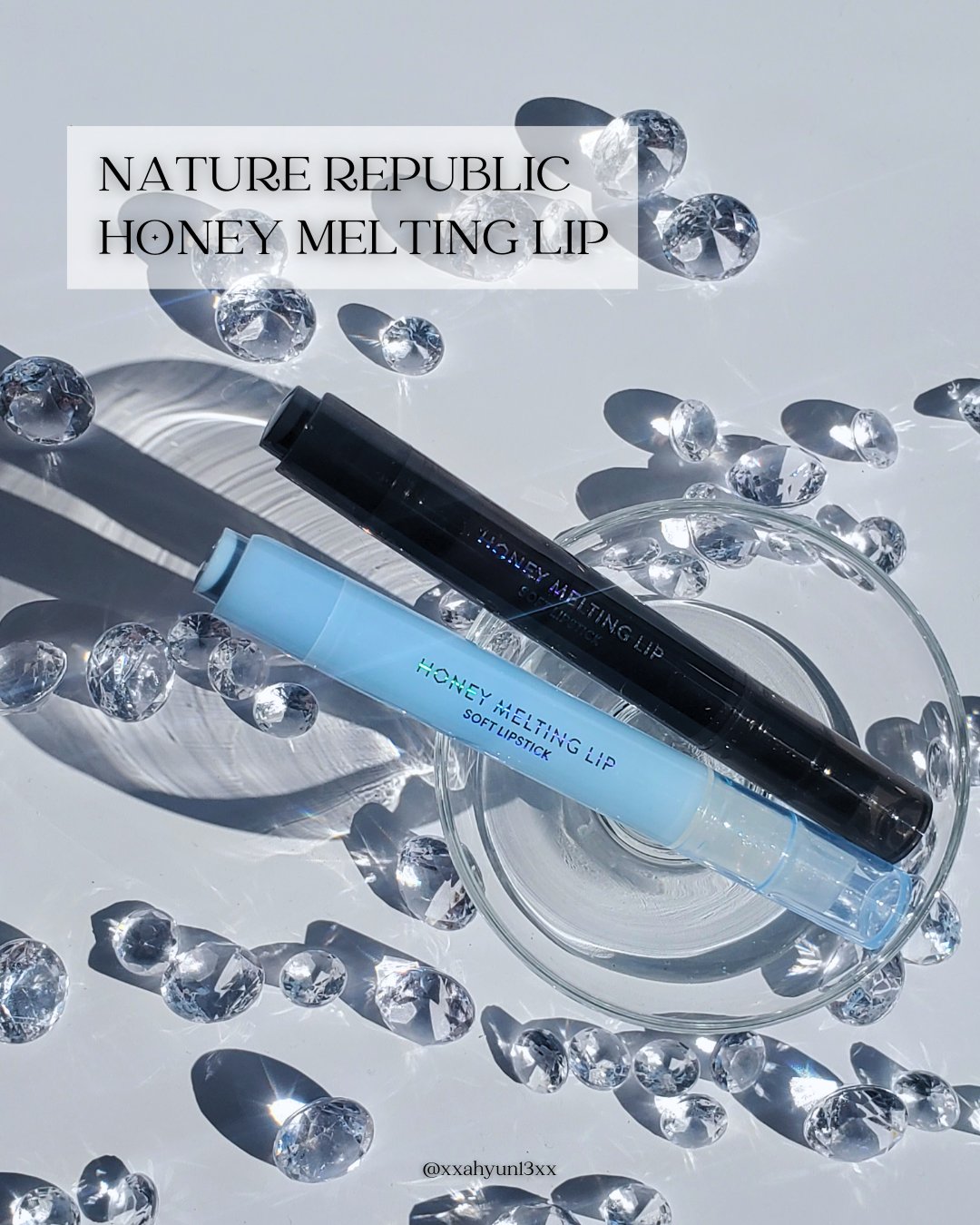 ハニーメルティングリップ15クリスタルスパークル/ネイチャーリパブリック/口紅を使ったクチコミ（2枚目）