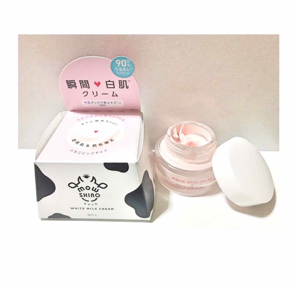 トーンアップクリーム いちごピンク/モウシロ/化粧下地を使ったクチコミ（1枚目）