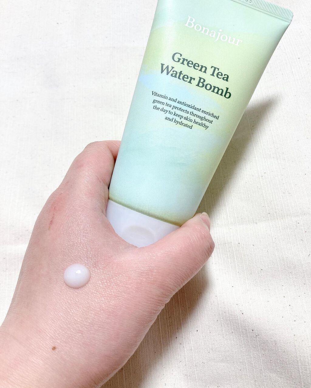 グリーンティーウォーターボム/Bonajour/フェイスクリームを使ったクチコミ(6枚目)