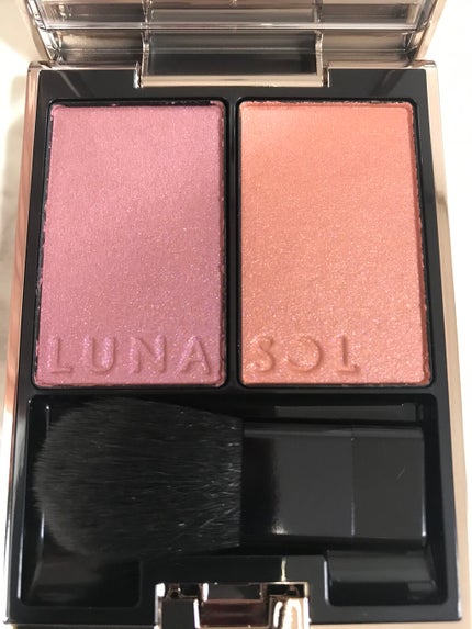 カラーリンググレイズ/LUNASOL/パウダーチークを使ったクチコミ(1枚目)