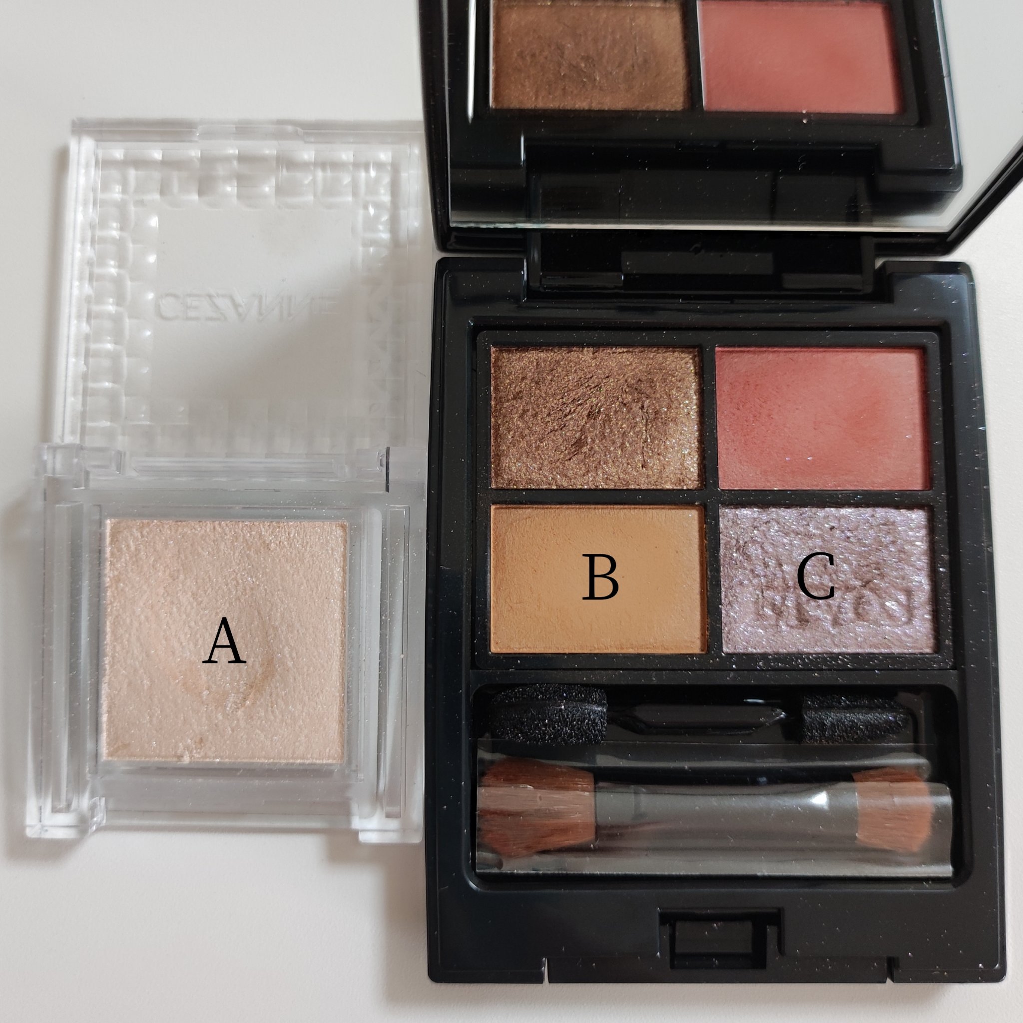 ミネラルクラッシィシャドー/エトヴォス/アイシャドウパレットを使ったクチコミ（2枚目）