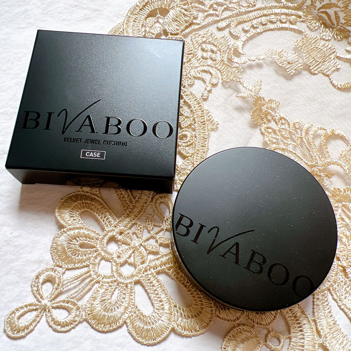 ベルベットジュエルクッション/BIVABOO/クッションファンデーションを使ったクチコミ（2枚目）