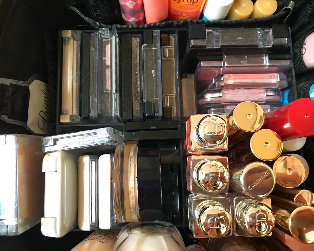 ナイロンメイクボックス・Ｍ/無印良品/化粧ポーチを使ったクチコミ（1枚目）