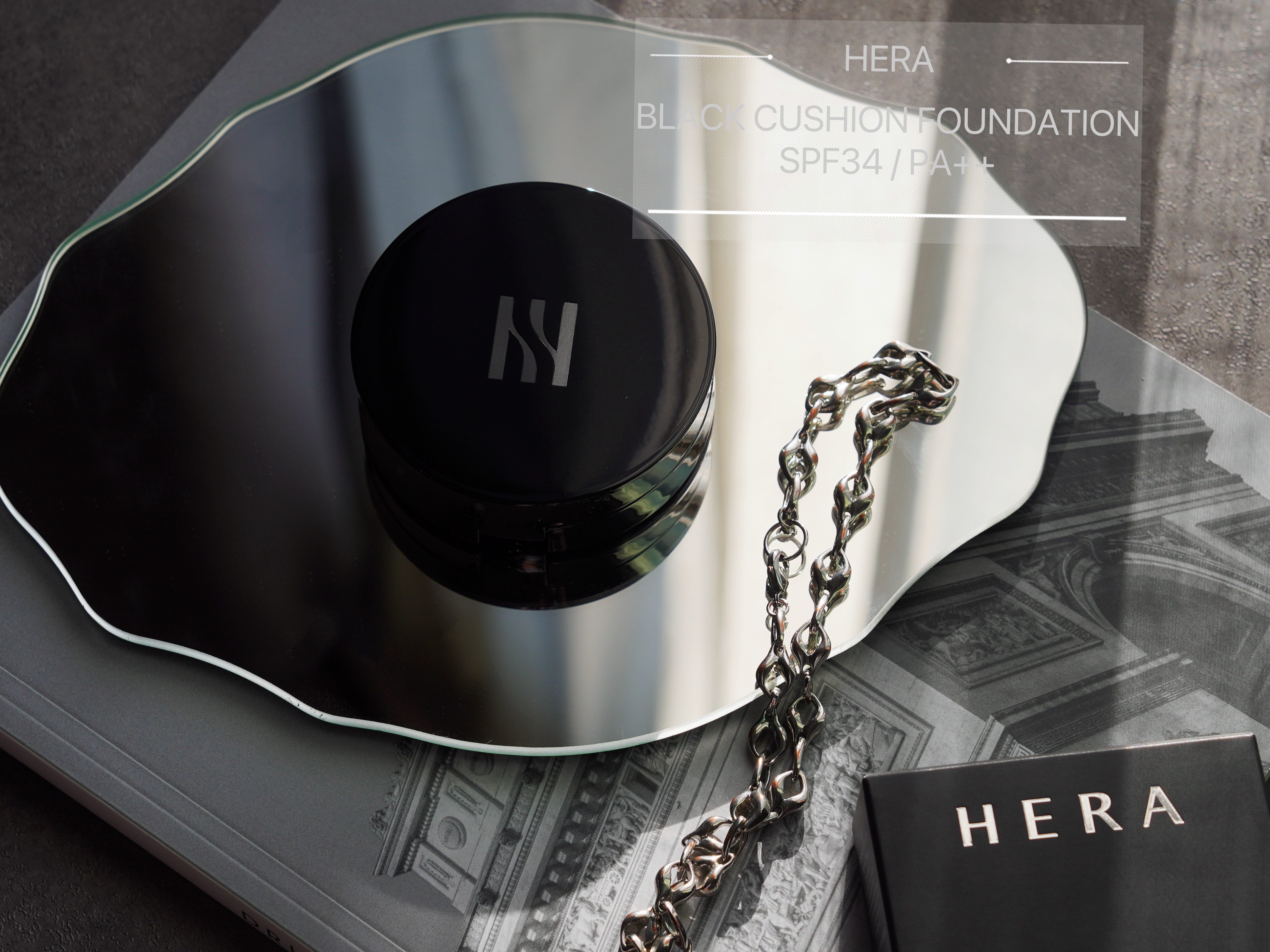 ブラック クッション ファンデーション/HERA/クッションファンデーションを使ったクチコミ（1枚目）