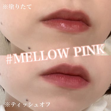 カラーフォーミーリップティント 03 mellow pink/myroink/口紅を使ったクチコミ（2枚目）