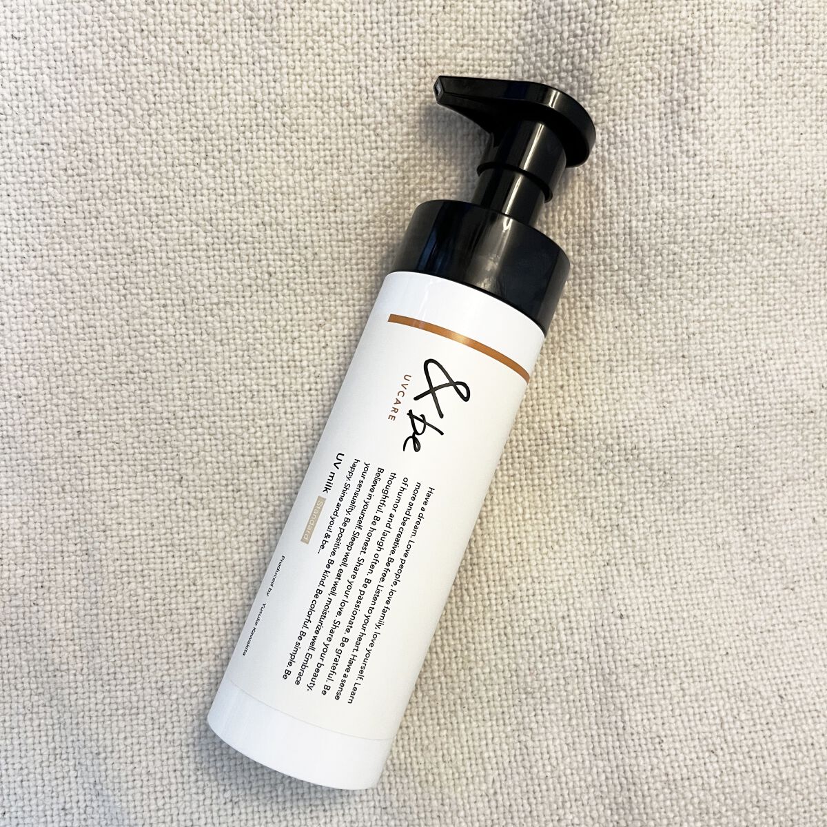 &be UVミルク/＆be/日焼け止めミルクを使ったクチコミ（1枚目）