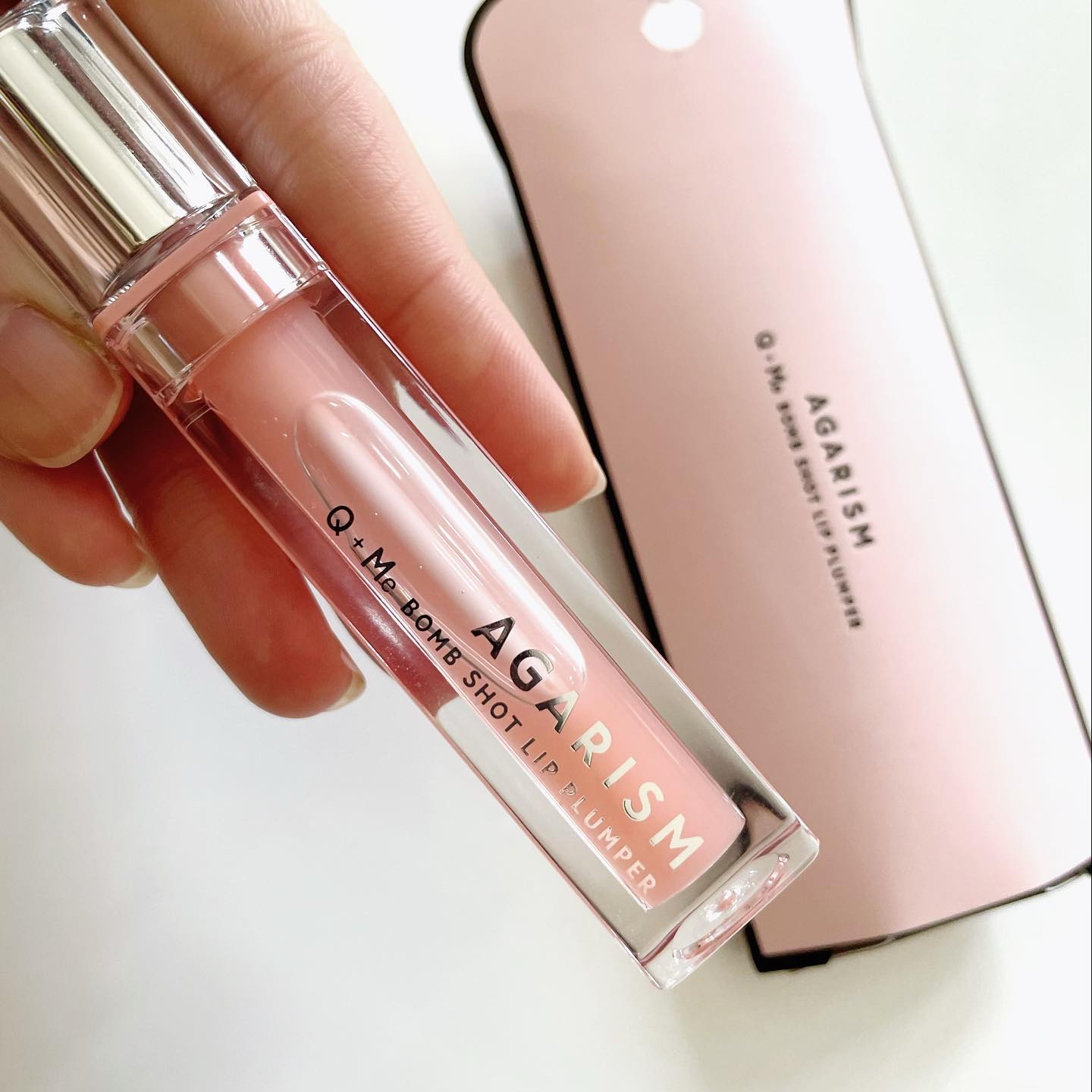 キューミ―ボムショットリッププランパー/AGARISM/リッププランパーを使ったクチコミ（3枚目）