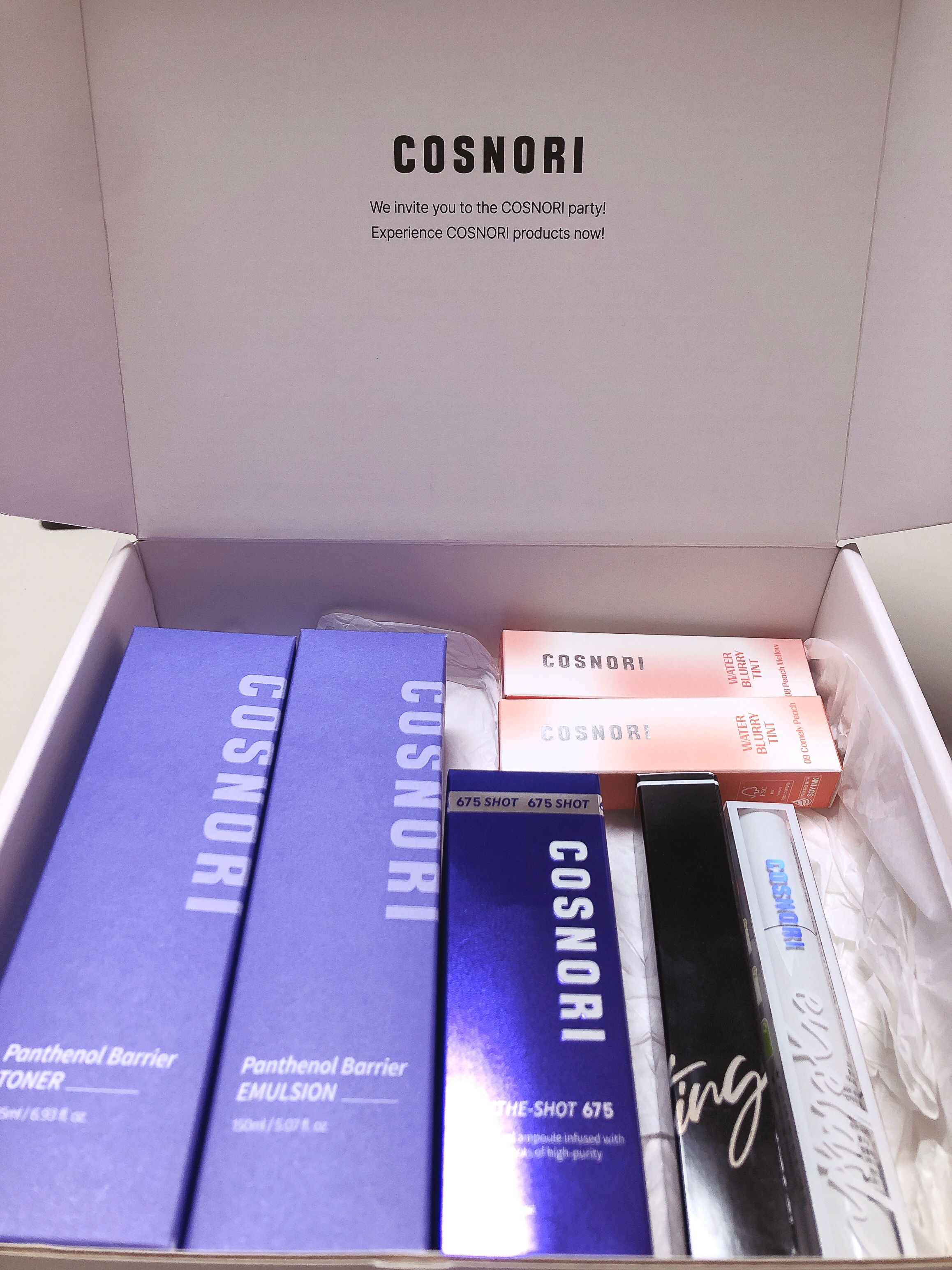 コスノリ ウォーターブラーリーティント 08 ピーチメロウ/COSNORI/リップティントを使ったクチコミ（1枚目）