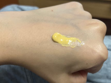 マーメイドスキンジェルUV C02 サニーイエロー/キャンメイク/日焼け止めジェルを使ったクチコミ(3枚目)