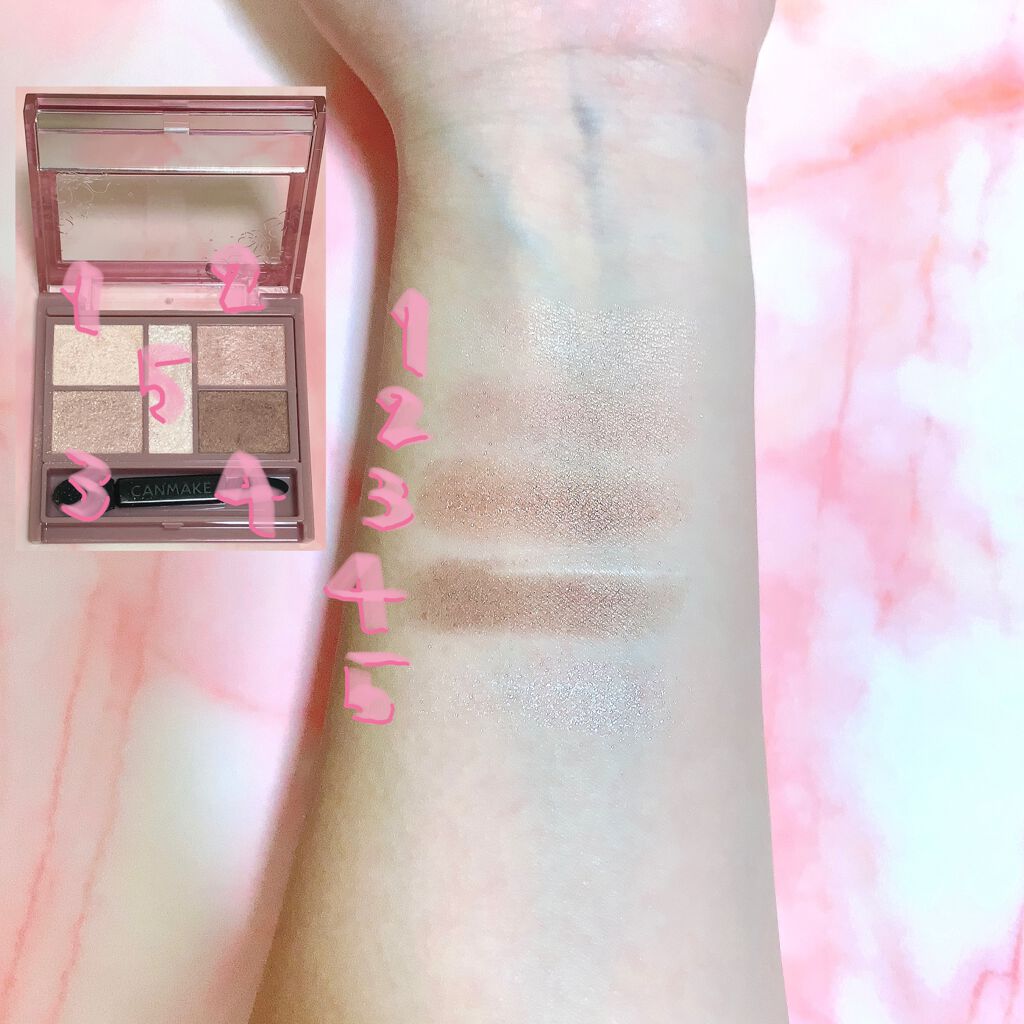 パーフェクトスタイリストアイズ/キャンメイク/アイシャドウパレットを使ったクチコミ（2枚目）