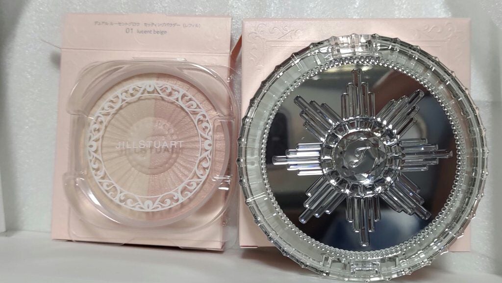 デュアル ルーセントグロウ セッティングパウダー/JILL STUART/プレストパウダーを使ったクチコミ(3枚目)