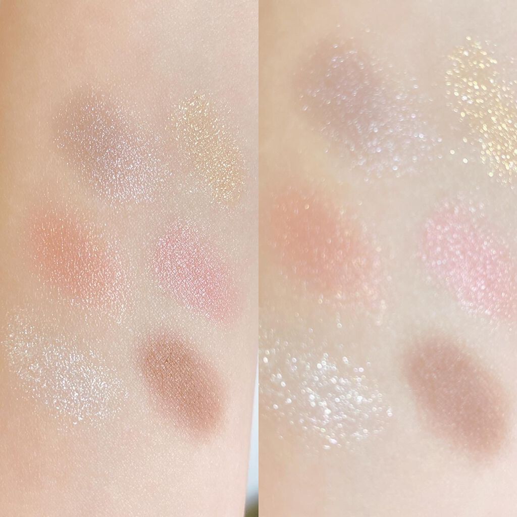 プリズマティックラスター アイシャドウパレット/RMK/アイシャドウパレットを使ったクチコミ(4枚目)