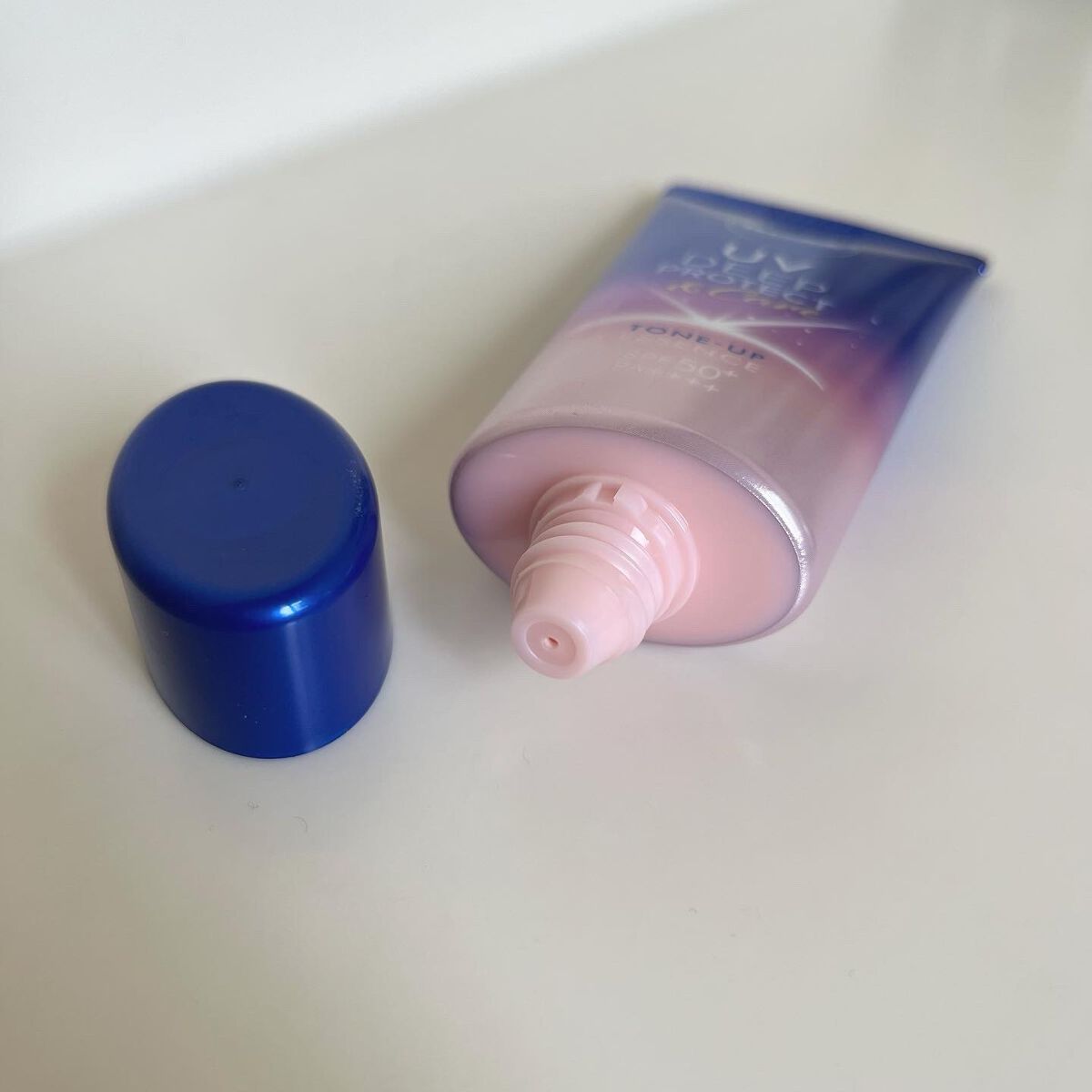 ニベアUV ディープ プロテクト＆ケア トーンアップ エッセンス/ニベア/日焼け止めローションを使ったクチコミ（2枚目）