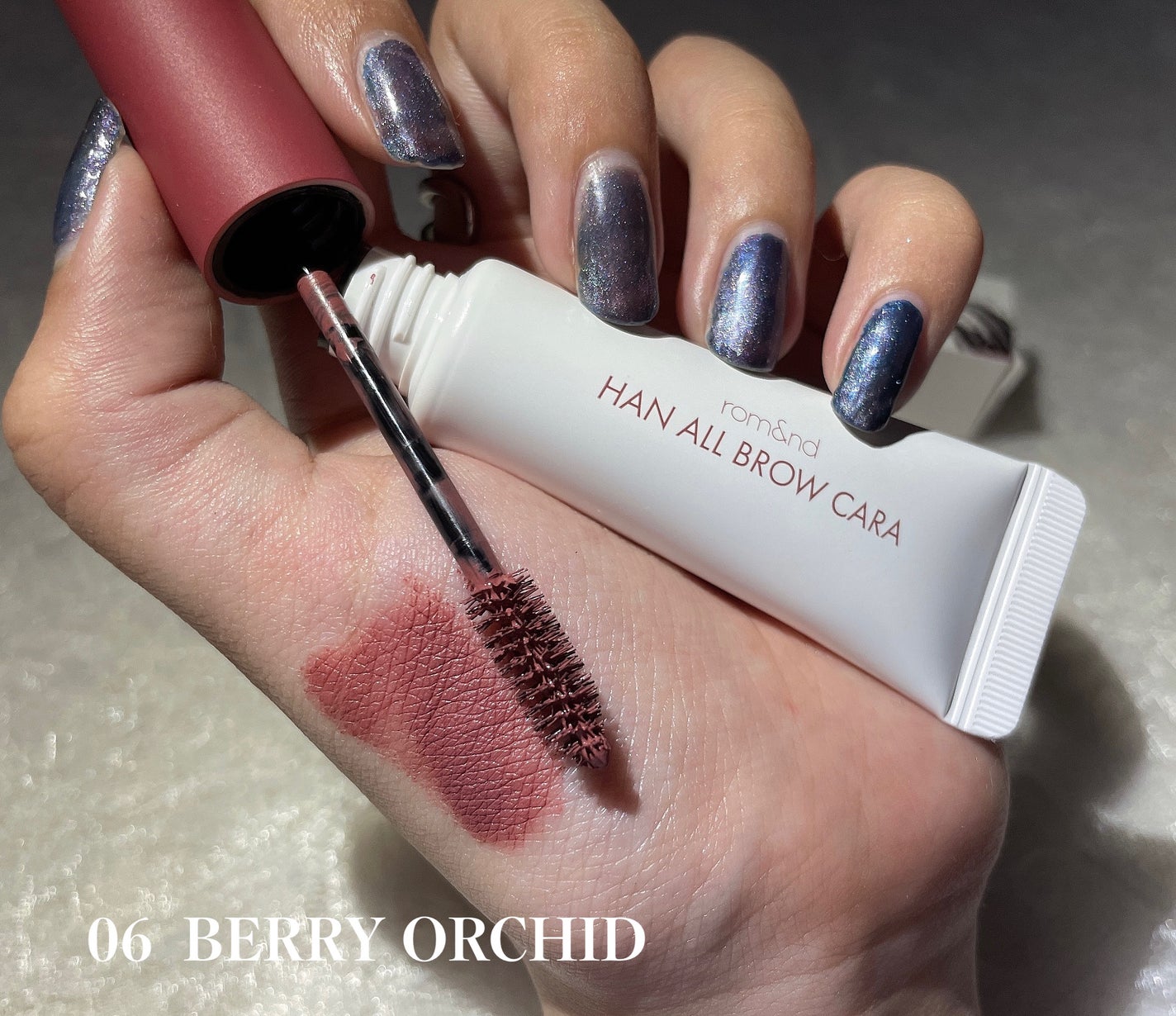 ハンオールブロウカラ/rom&nd/眉マスカラを使ったクチコミ(3枚目)